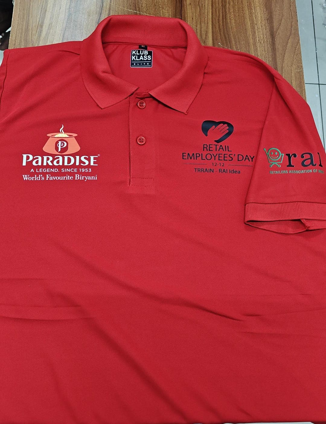 Paradise Biryani × Retail Employees Day Polo
